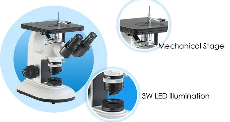 China LED metallurgical microscope for sale