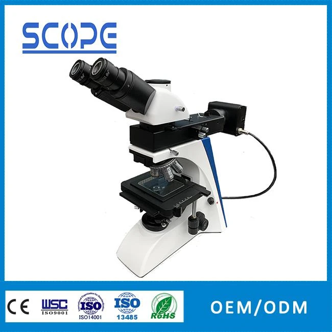 5 holes trinocular metallurgical microscope